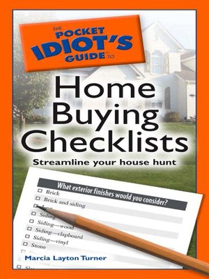cover image of The Pocket Idiot's Guide to Home Buying Checklists